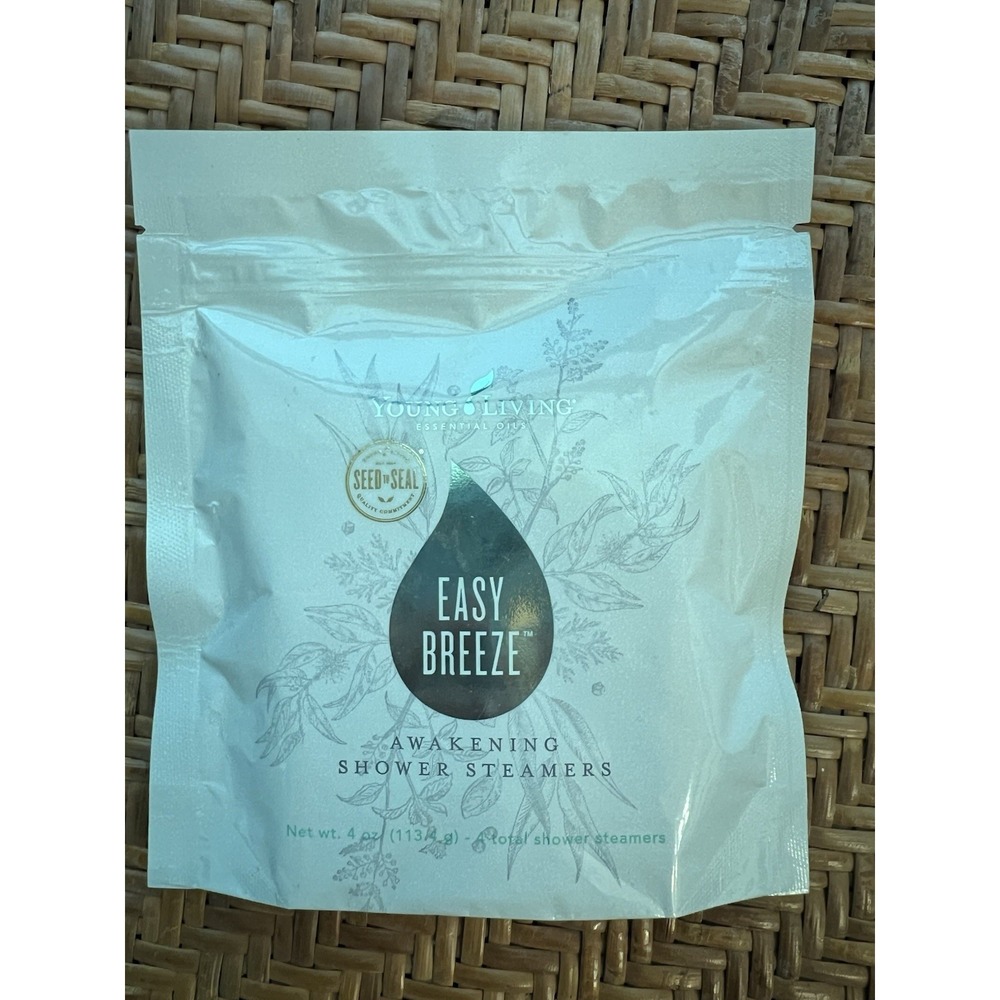 Young Living Essential Oils Easy Breezy Bath Bombs 4 Pack Peppermint Eucalyptus